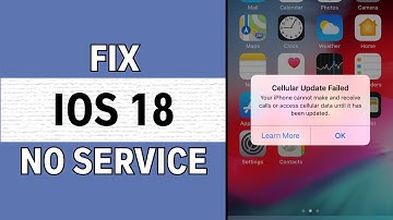 How To FIX No Service On iPhone(iOS 18)?