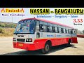333 fastest service hassan  bengaluru  overtakings bus driving ksrtc bs6 bussid volvo