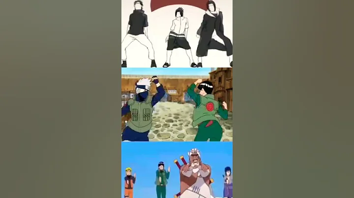 Naruto funny dance 😂😂❣️ #naruto #kakashi #guy #shisui #sasuke #itachi #killerbee #anime #shorts