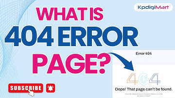 What is a 404 Error Page? | Why 404 Page Not Found Occurs & How to Fix It? - SEO Tutorial
