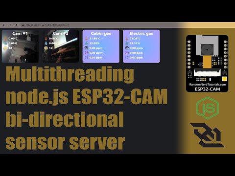 Multithreading Node.js Websocket ESP32-CAM