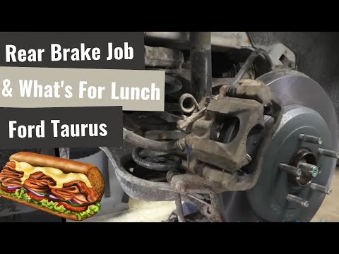 Ford Taurus: Rear Brake Job…..Kind Of