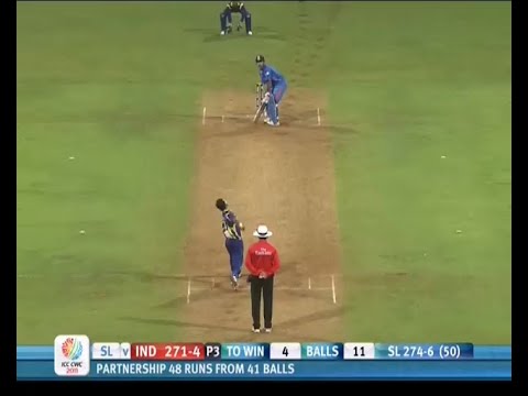 Dhoni finishes off in style