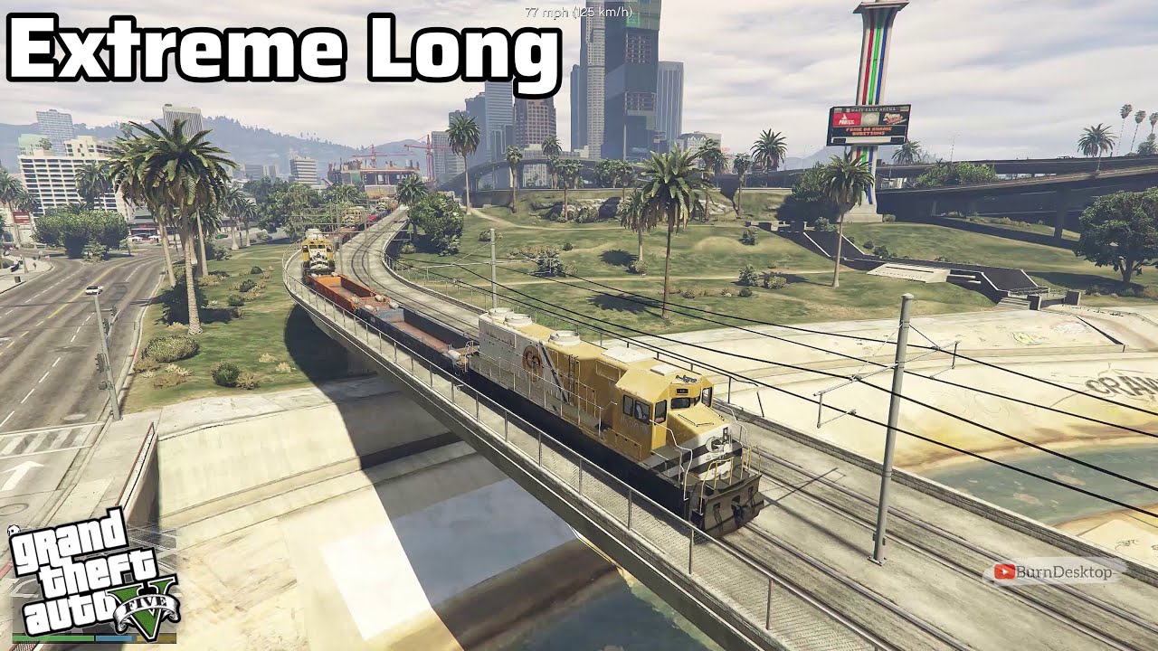 Long & Lost | Freight Train on new Route - Grand Theft Auto V