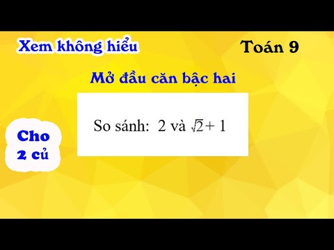 Video CĂN THỨC BẬC HAI 2021 - TOÁN 9 - BUỔI 1 | THẦY NGUYỄN... - youtube
