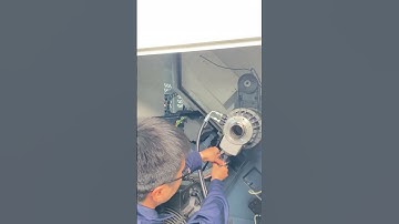 How to add the oil to the hydraulic station? #cnc #lathe