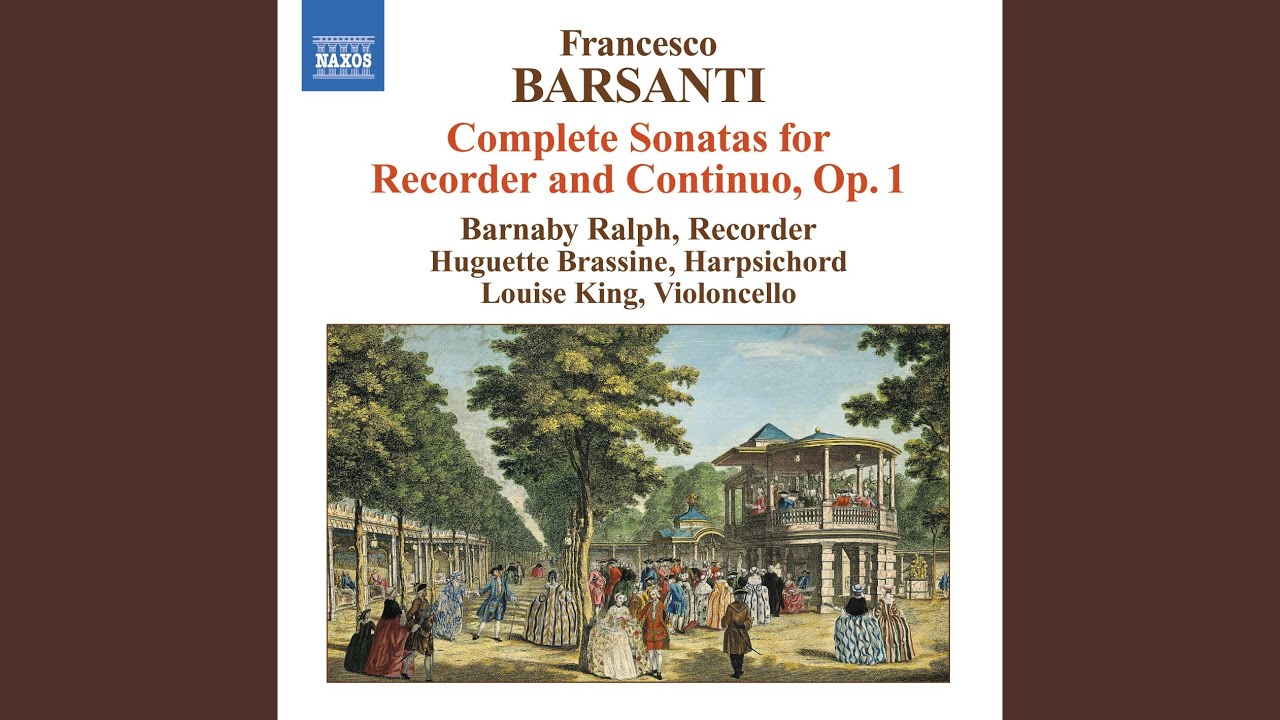 Recorder Sonata in D Minor, Op. 1, No. 1: IV. Allegro assai