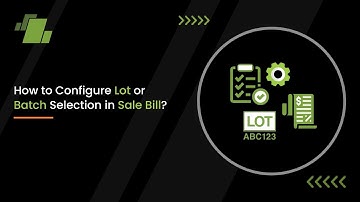 How to Configure Lot or Batch Selection in Sale Bill ?