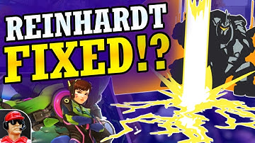 NEW Reinhardt BUFF & Bug FIXES + New D.Va Skin (Overwatch News)