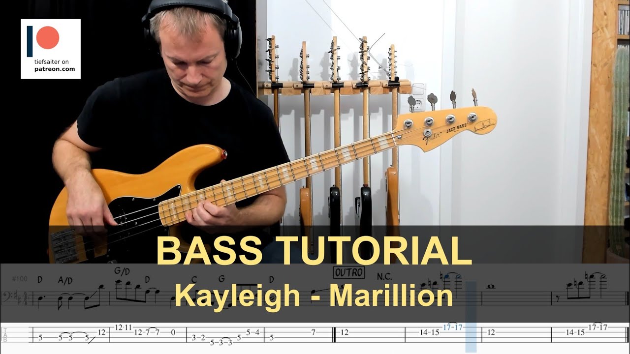 Kayleigh - Marillion | Bass Tutorial (Sheet + TABs) Kayleigh - Marillion | Bass Tutorial (Sheet + TABs)