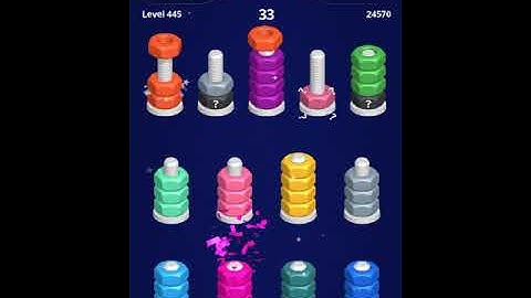 Sort Nuts Level 441 - 450 Walkthrough | PuzzleChallenge ✔️