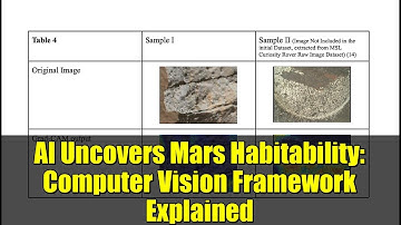 AI Uncovers Mars Habitability: Computer Vision Framework Explained