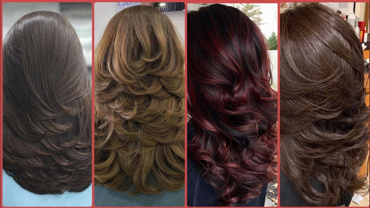 Amazing & Stylish Women's Medium Length Feather Hair Cut Ideas #2023 # ...