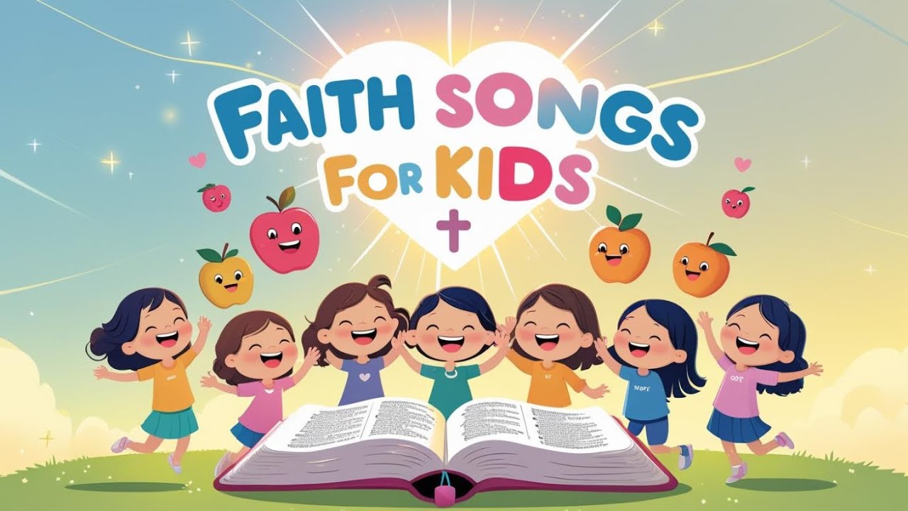 Faith Songs for Kids 🌟 Bible Verses, Jesus Love & Sing Along Worship ...