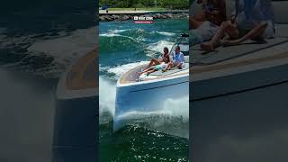 Omg Bow Riding, No Life Jacket And A Child Haulover Inlet Boat Zone