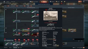 Soviet union Kirov﻿, 19﻿41: Stats Card ( War Thunder Update 1.87 Dev Server )