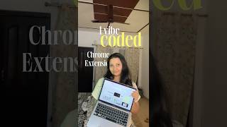 I vibe coded this chrome extension!