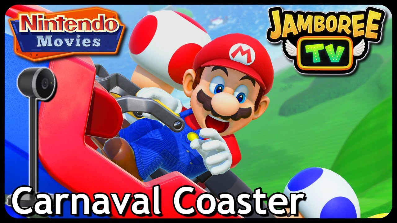 Super Mario Party Jamboree TV - All Carnaval Coaster Courses (2 Players, Camera enabled)