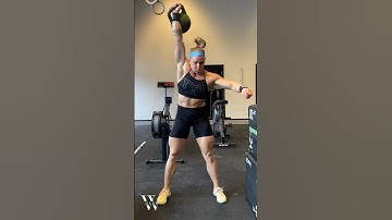 Her Kettlebell Snatch Is Strong