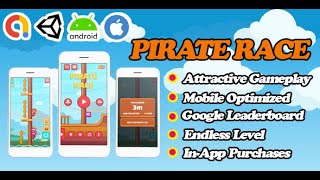 Pirate Race - Unity Funny Game Template - Admob + Facebook Ads - Ready To Publish screenshot 1