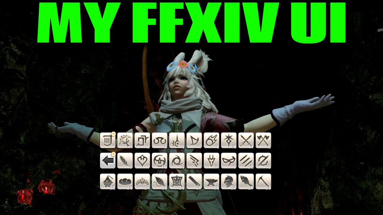 My FFXIV UI Setup HUD Tips & Tricks + Job Change Menu! YouTube