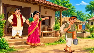 Poor Servant Falsely Accused of Theft | Hindi Stories | Cartoon Story | Animated Story | Moral St...