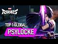 TOP 1 GLOBAL PSYLOCKE ! TAP13 - MARVEL RIVALS PRO