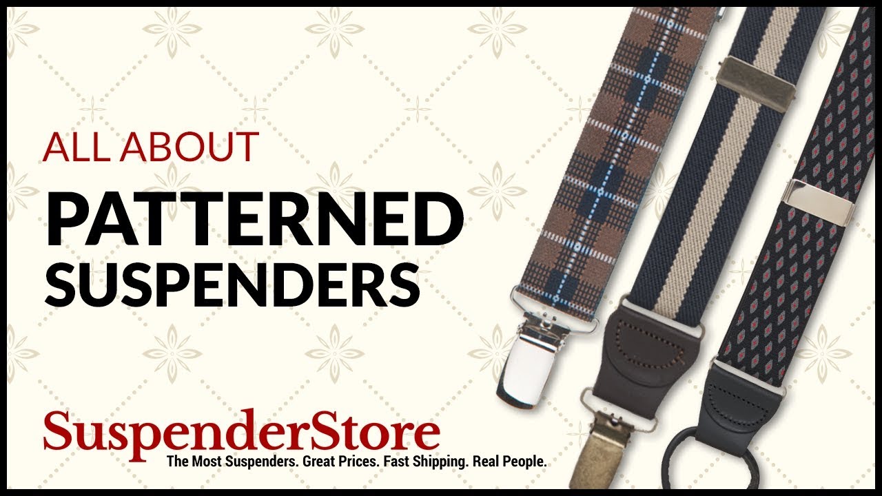 Patterned Suspenders - YouTube