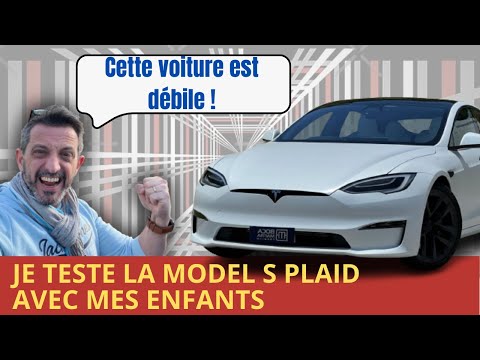 I'm testing the TESLA model S Plaid with my kids... this car is insane!