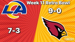 Retro Bowl| Los Angeles R vs Arizona Week 11