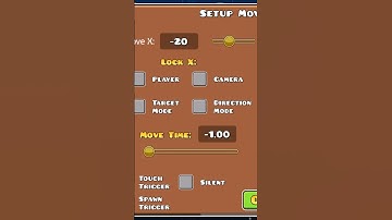 Basic Move Trigger Tutorial #geometrydash #gd #geometrydasheditor