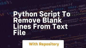 Python script to remove blank lines from text file