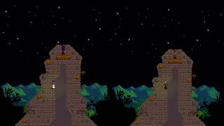Stardew Valley Summit & Credits (Night/Split Screen): Sebastian & Eva, Lewis & Doc