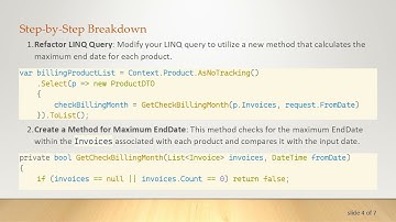 How to Efficiently Retrieve the Max EndDate in LINQ Queries