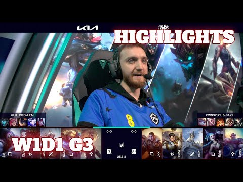 GX vs SK - Highlights | Week 1 Day 1 LEC Winter 2025 | GIANTX vs SK Gaming W1D1