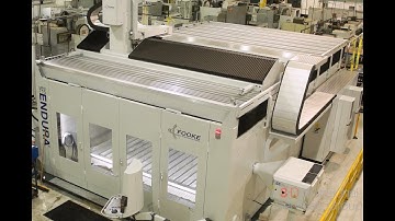 FOOKE 715 XL 5-Axis CNC Mill Installation Time Lapse