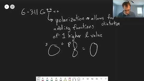 Chapter 11: Adding Polarization and Diffuse Functions | CHM 309 | 124