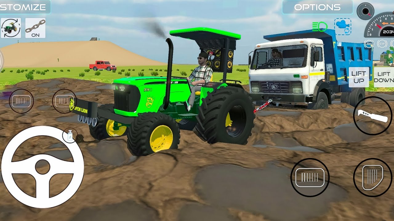 Indian Vehicles Simulator 3d: Indian Tractor And Truck Tochan Game- Android Gameplay