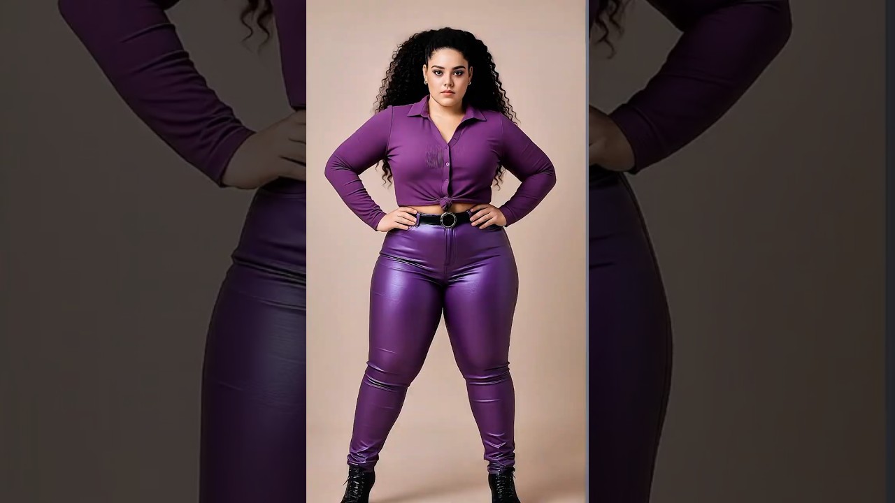 Purple Power Look 💜 | Confident Plus Size Fashion 🔥 