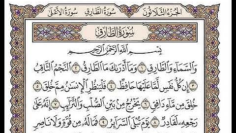 سورة الطارق الشيخ وديع اليمني