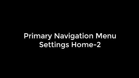 Cosmetsy - Primary Navigation Menu Settings - Home-2