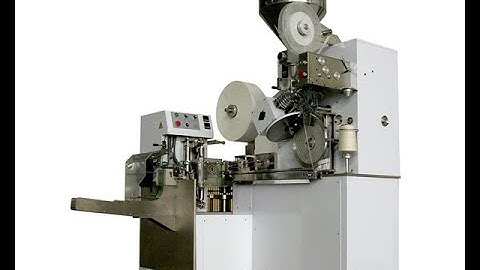 Inner and outer filter tea bag packaging machine