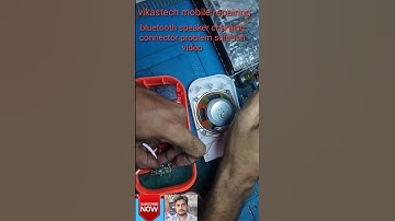 Bluetooth speaker repairing Bluetooth speaker charging connector problem solution #vikastech #mobile