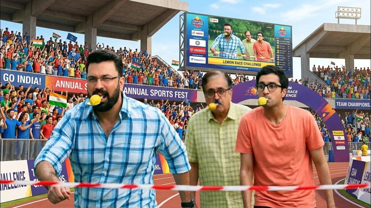 SHOCKING SPORTS DAY: Lemon Race Sparks Aryavardhan vs Gopal
