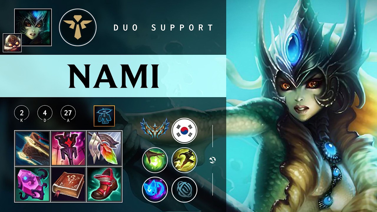 Nami Support vs Nautilus - KR Challenger Patch 26.03