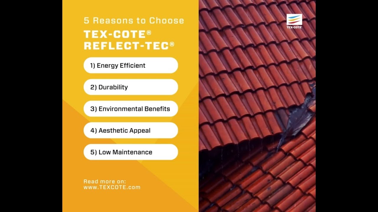 5 Reasons to Use Tex-COTE Reflect-TEC Exterior Coating