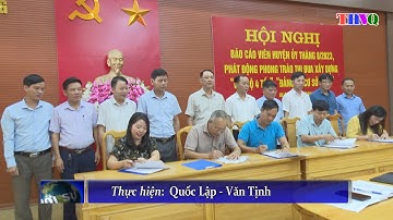 Tin_ Hội nghị giao ban công tác xây dựng Đảng, Báo cáo viên Huyện ủy tháng 8 năm 2023