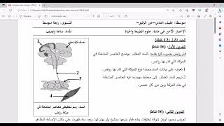 حصة زووم خاصة بحل موضوع مقترح للسنة الرابعة متوسط