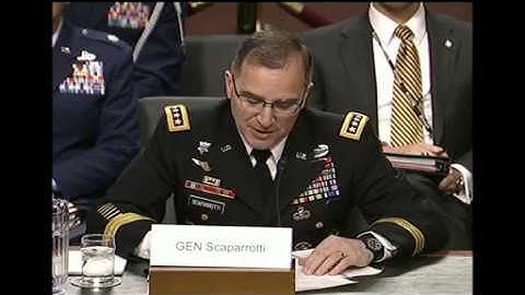 Eucom Commander Testifies at SASC Hearing