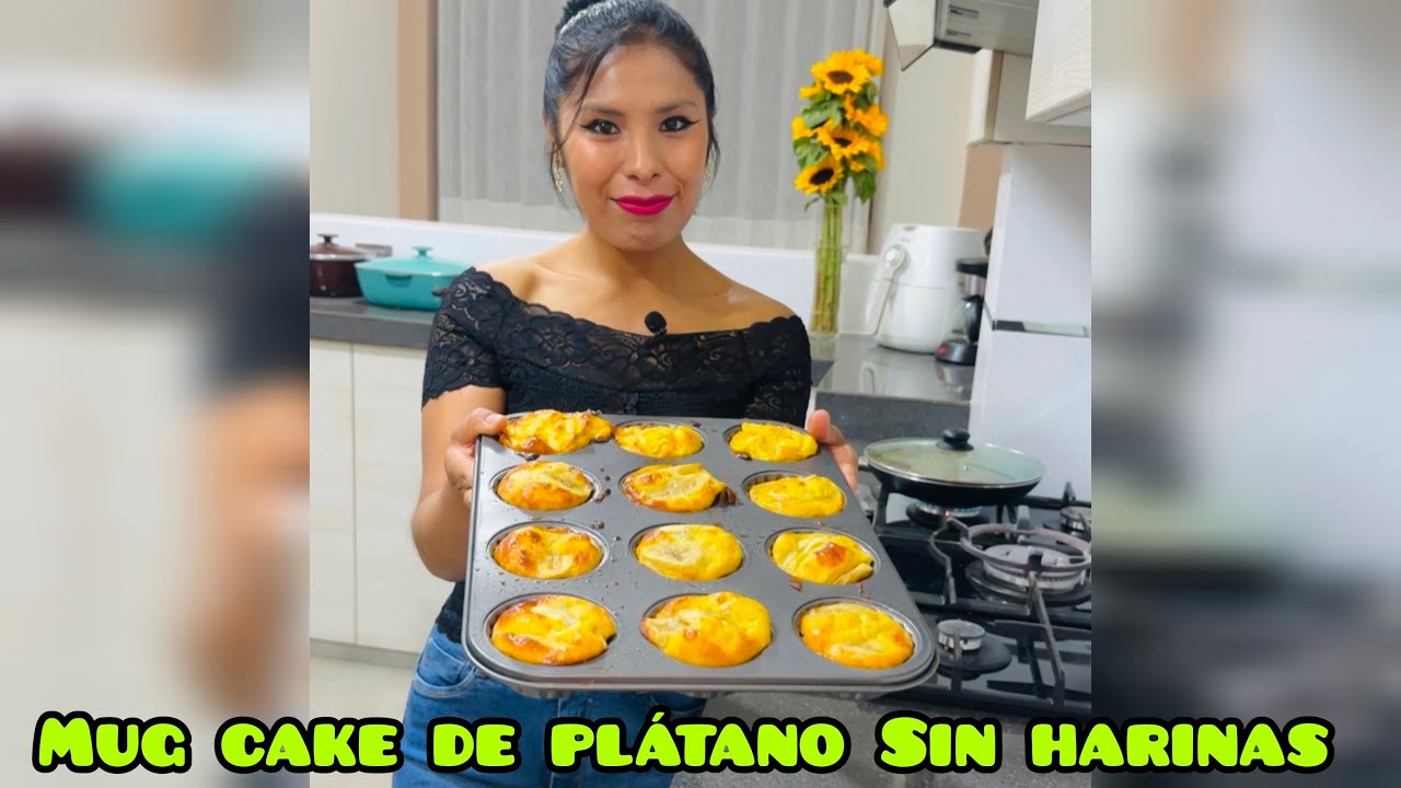 MUG CAKE DE PLATANO SIN HARINAS